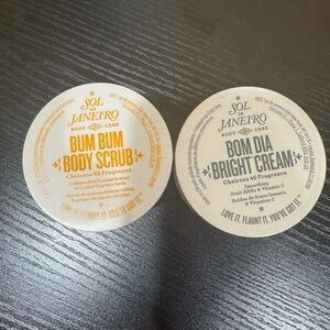 Sol de Janeiro Body Care Duo - Bum Bum body scrub & Bom Dia Bright cream - set